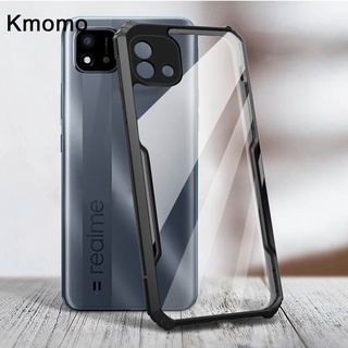 Ốp điện thoại trong suốt chống sốc kiểu dáng thời trang cho Realme C67 C51 C53 C55 C33 C30s C35 C21y C25y C25 C25s C30 C11 2021 C15 C12 C21 C20 Viền TPU, Lưng trong