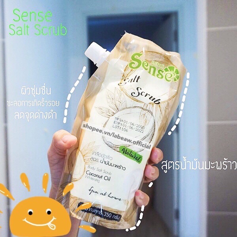 Muối Tẩy Tế Bào Chết Dừa Sense Salt Scrub 350g