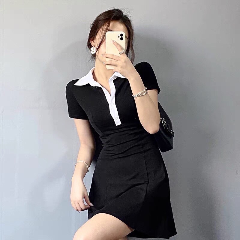 [MUA 1 TẶNG 1] [ FREESHIP]🦋 VÁY ĐẸP 🦋 ĐẦM ĐẸP POLO DÁNG ÔM BODY CỘC TAY🦋 | BigBuy360 - bigbuy360.vn