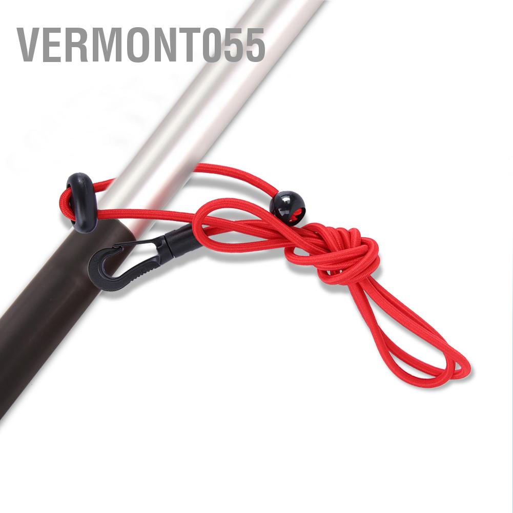 Hàng Hot Dây đàn hồi 120cm Chèo thuyền Kayak Chèo thuyền an toàn Dây xích với Carabiner để chèoHàng giao ngayVermont055