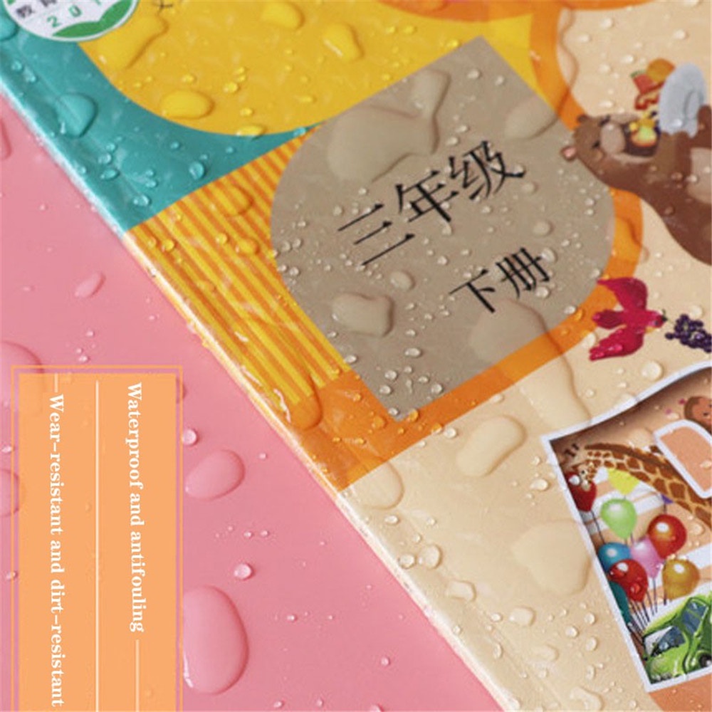 Bộ 30/10 Miếng Dán Trong Suốt Mặt Nhám Chống Thấm Nước Cho Học Sinh