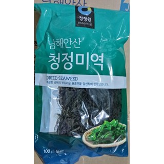 Rong biển khô nấu canh Hàn Quốc gói 100g - 건미역