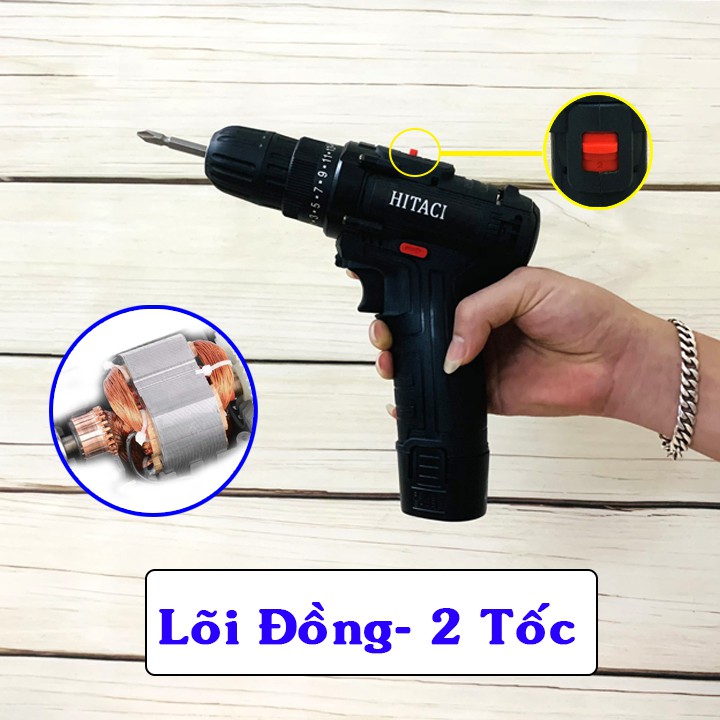 Khoan Pin 12V 2 Tốc Độ