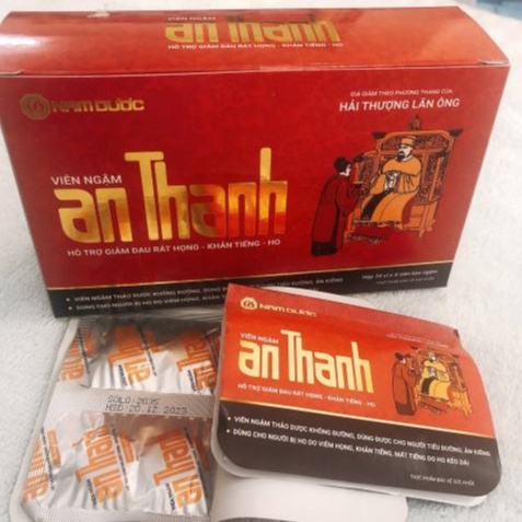 Viên / kẹo ngậm An Thanh không đường