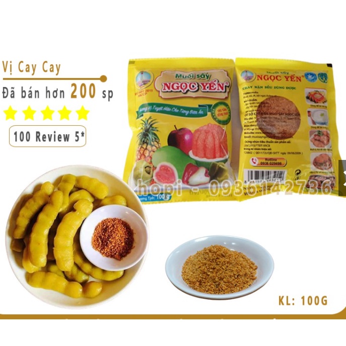 Muối Sấy Ngọc Yến Gói 100g(date luôn mới) đặc sản