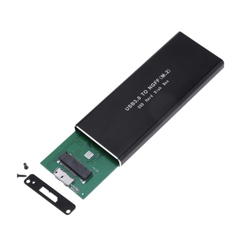 Hộp Nhôm Đựng Ổ Cứng Chuyển Đổi Ms M.2 Ngff Sang Usb 3.0 Ssd Sata Hdd