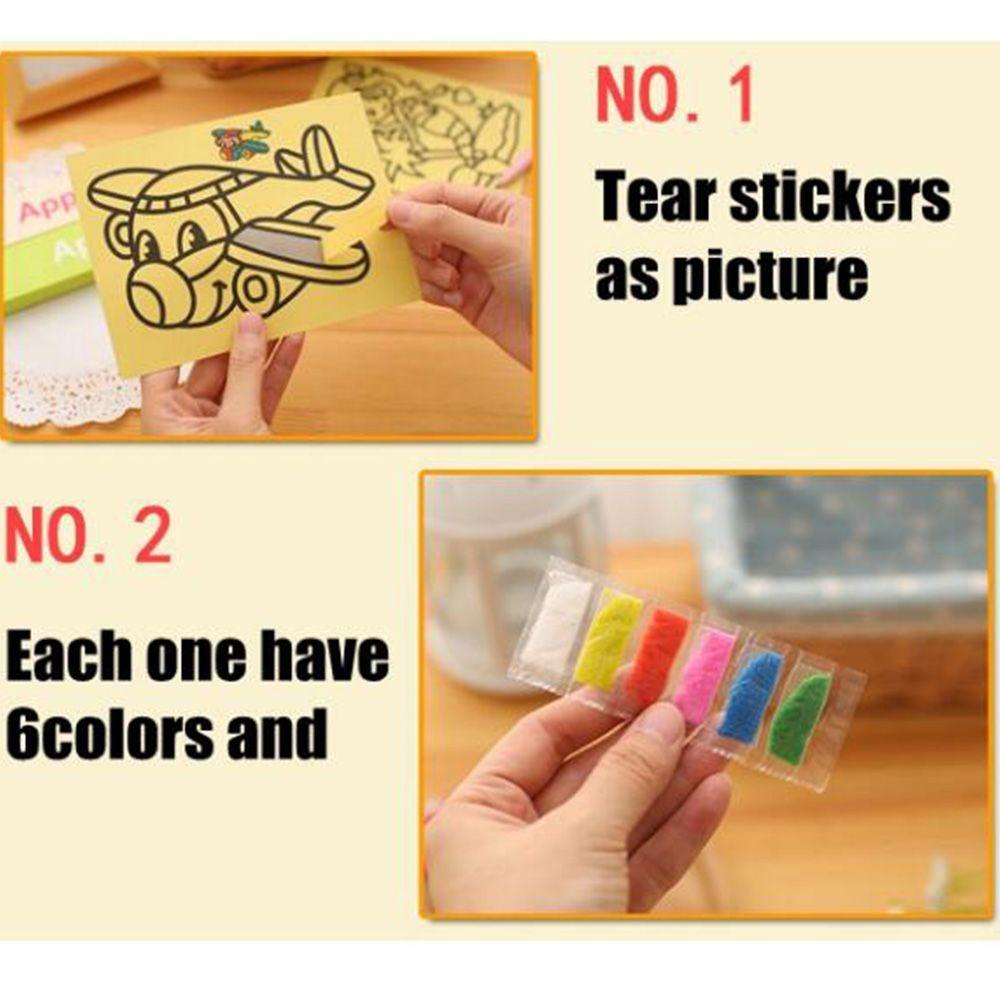 Bộ 5 Giấy Vẽ Tranh Cát Giáo Dục Cho Bé DIY