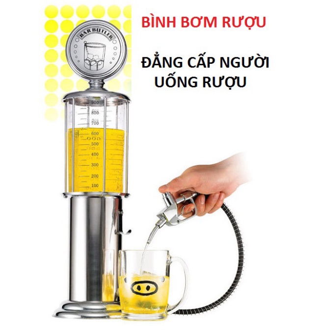 Bình Rót Rượu Trong Suốt Mở Bia Máy GIÁ CỰC RẺ