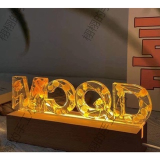 Đế đèn led gỗ