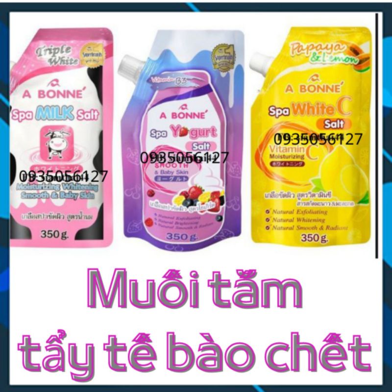 MUỐI TẮM TẨY TẾ BÀO CHẾT ABONNE SPA 350GR