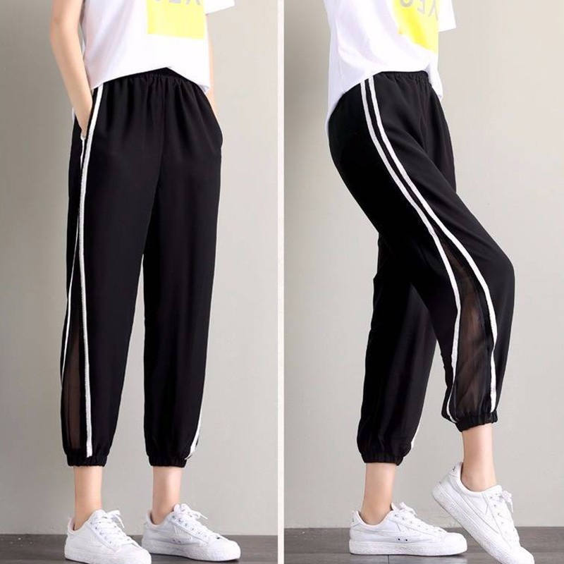 Quần lửng ống rộng phong cách năng động trẻ trung dành cho nữ | BigBuy360 - bigbuy360.vn