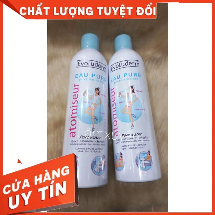 Xịt khoáng cấp ẩm dưỡng da Evolu derm 150ml , 400ml an toàn hiệu quả  Chính Hãng  Giá rẻ chất lượng tốt tận gốc loại 1