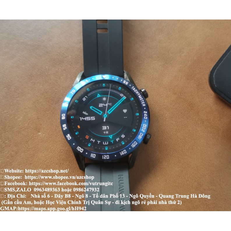 Dán Viền Bezel Huawei GT2 46MM Thép Khắc Trìm