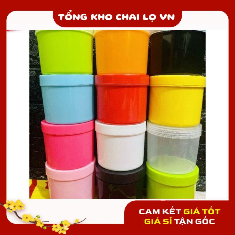 Hủ Đựng Kem ❤ SIÊU RẺ ❤ Hũ đựng kem body 500g chiết mỹ phẩm , phụ kiện du lịch