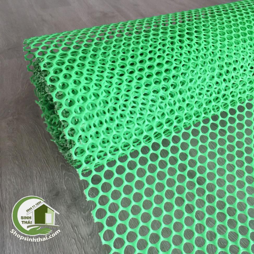 Lưới nhựa mắt cáo màu xanh lá cây - - lưới lỗ tròn làm hàng rào, chuồng, che chắn côn trùng, gia súc