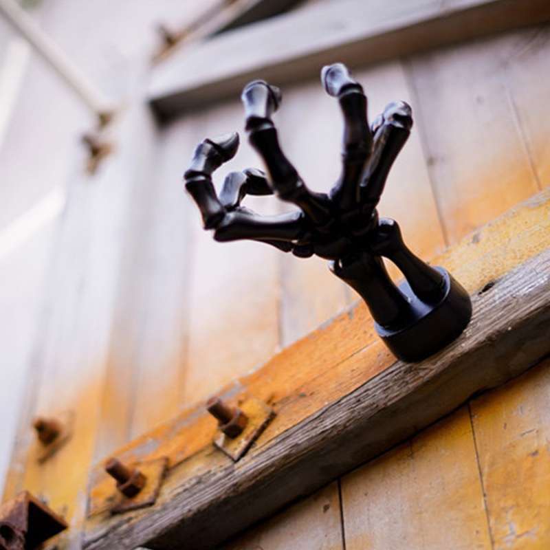 Giá Đỡ Treo Tường Hình Bàn Tay Ma Màu Đen Cho Phòng Ngủ / Nhà Tắm