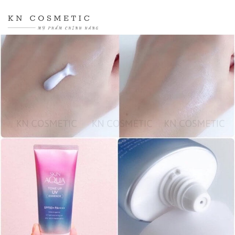 Kem chống nắng kiềm dầu nâng tone Sunplay Skin Aqua Tone Up UV Essence SPF50+ PA ++++ 50g