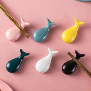 (SẴN) Gác đũa sứ, kê đũa đơn giản, đáng yêu - Chất sứ cao cấp, men màu pastel