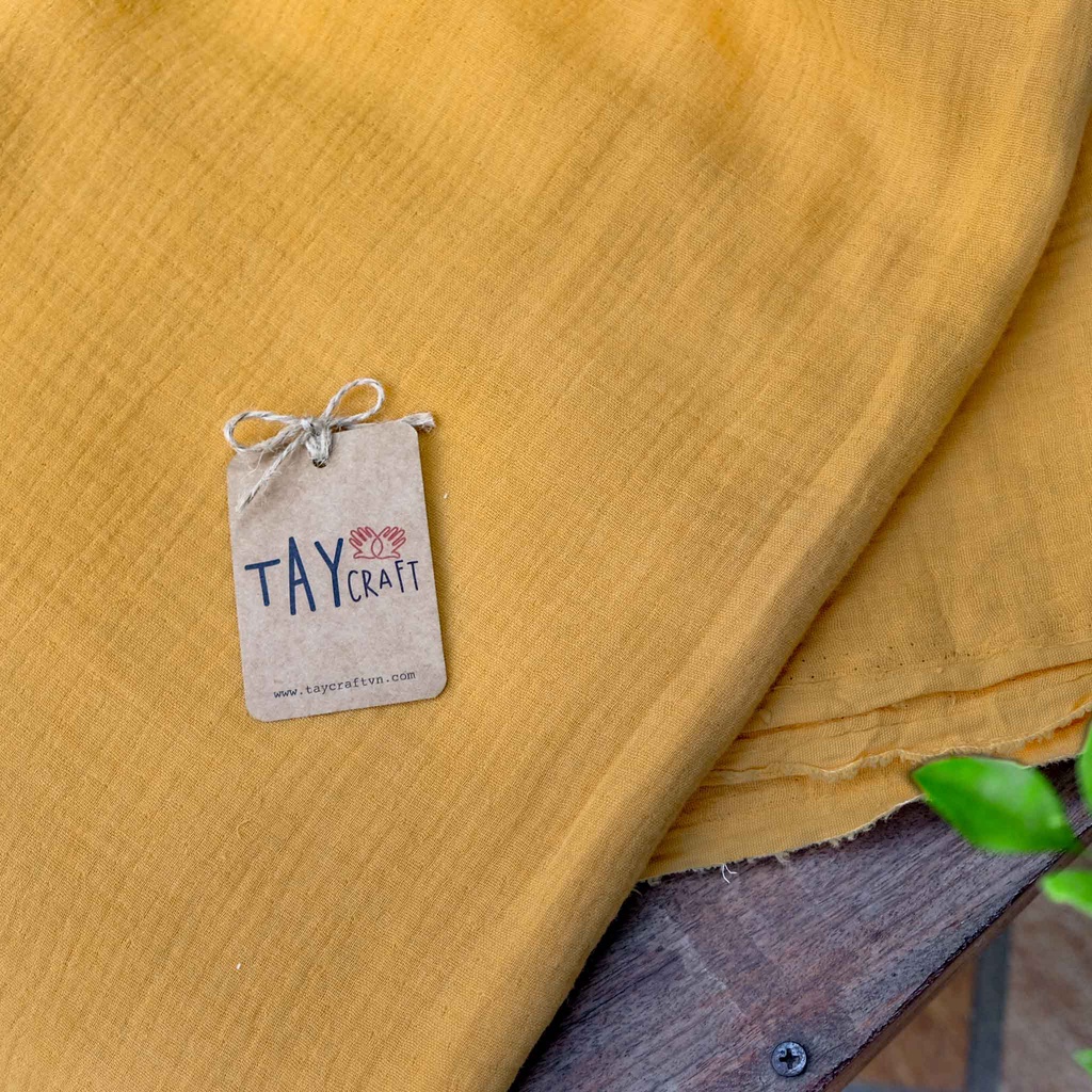 Vải xô muslin màu trơn 50x140cm