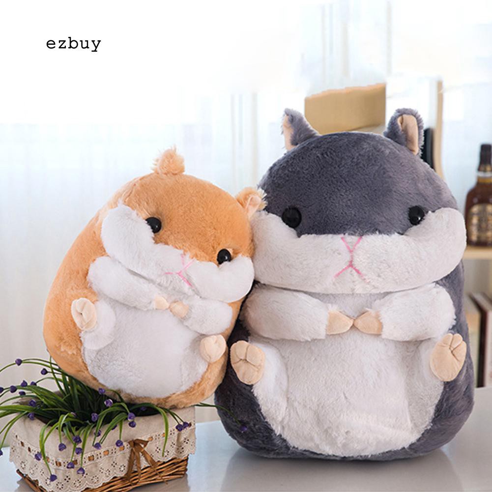 Thú nhồi bông kích thước 40/50/60cm hình chuột hamster dáng ngồi đáng yêu