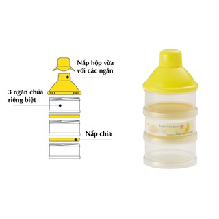 Richell - Hộp chia sữa 3 tầng (80ml/ngăn)