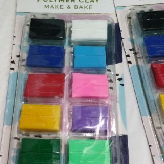 Vỉ 10 màu đất sét polymer clay