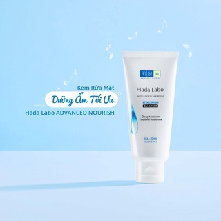 Sửa rửa mặt Hada Labo Cleanser 80g dưỡng ẩm sáng da cải thiện dấu hiệu lão hóa