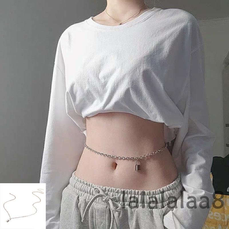 Dây Đeo Thắt Lưng Có Khóa Phong Cách Hip Hop Punk Điều Chỉnh Được Thời Trang Nữ LAA8