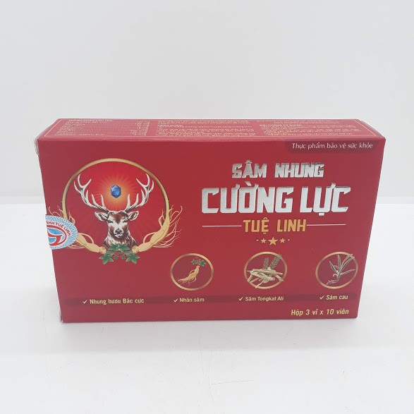 Sâm nhung cường lực Tuệ Linh 30 viên