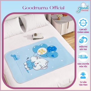 Miếng Lót Chống Thấm - Thảm Chống Thấm Thay Tã Cho Bé Goodmama Khổ 75x110cm siêu dễ thương