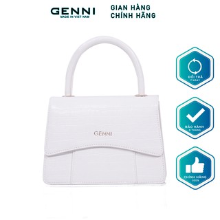 [Mã FAMALLT5 giảm 15% đơn 150k] Túi quai xách vân cá sấu GT001-4 - Genni