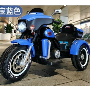 XE MÁY ĐIỆN CHO BÉ MÀU XANH 5288 CÓ ĐÈN VÀ NHAC