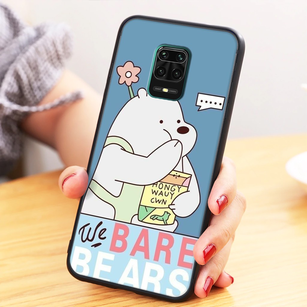 Ốp lưng redmi note 9 - redmi note 9 pro - redmi note 9s in hình gấu bae