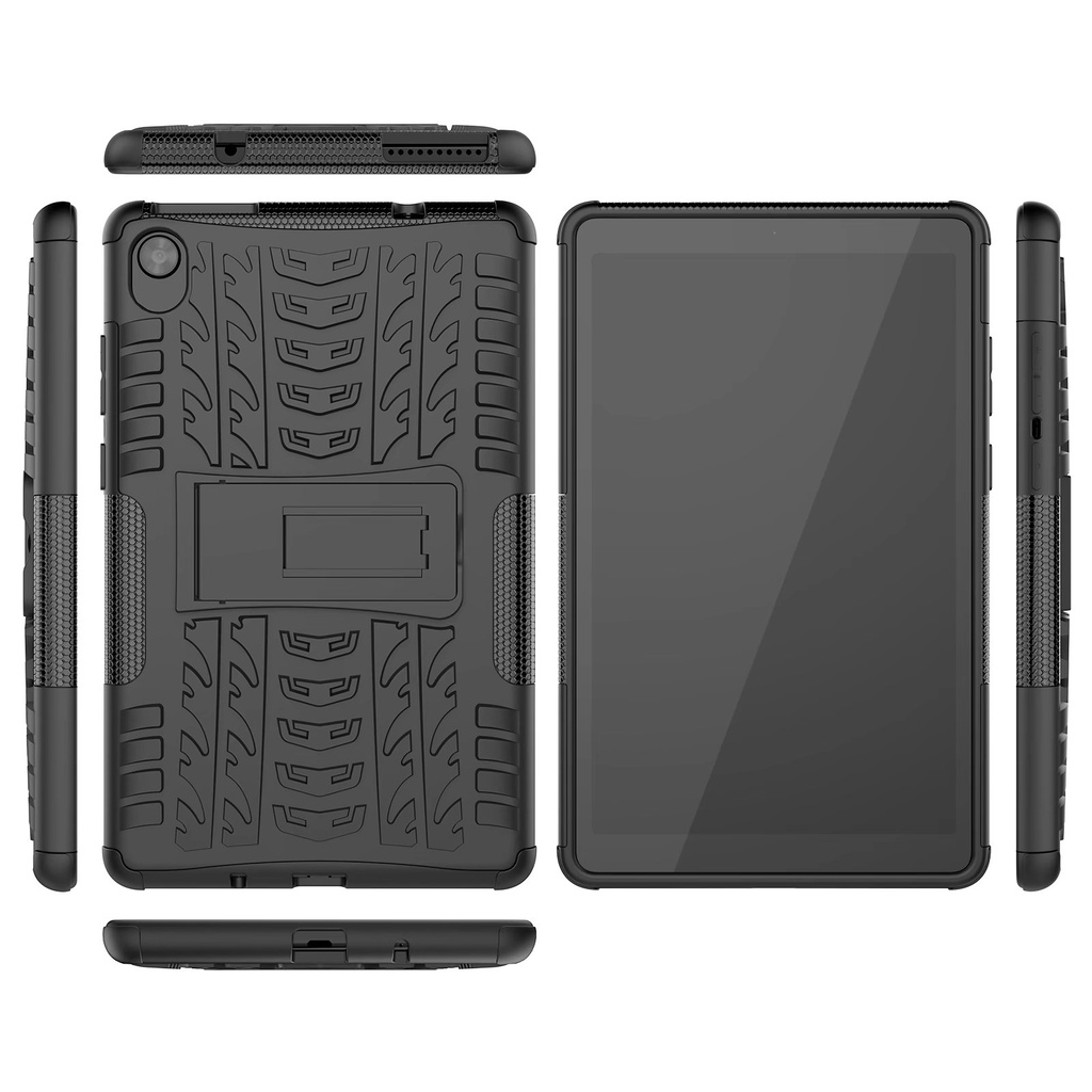 For Lenovo Tab M8 3rd Gen 8.0 TB-8506F 8506X Dazzle Hybrid Armor Case M8 HD FHD TB-8505F/N TB-8705F TPU & PC Bracket Tablet Cover