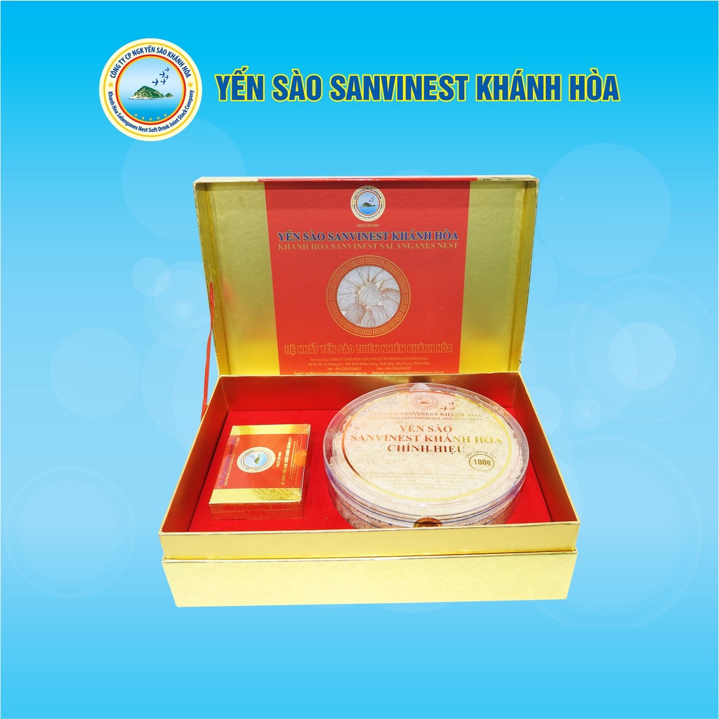 Yến sào Sanvinest Khánh Hòa chính hiệu tinh chế 100g V510