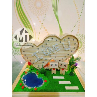 Trái tim tăm tre handmade ❤ Quà tặng handmade❤ Decor phong cách vintage, quà tặng sinh nhật bạn gái, quà tăng sinh nhật