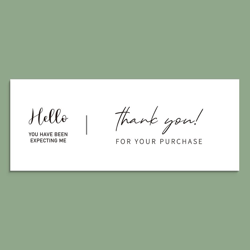 Bộ 30 Miếng Dán In Chữ Thank you Trang Trí Hộp Quà