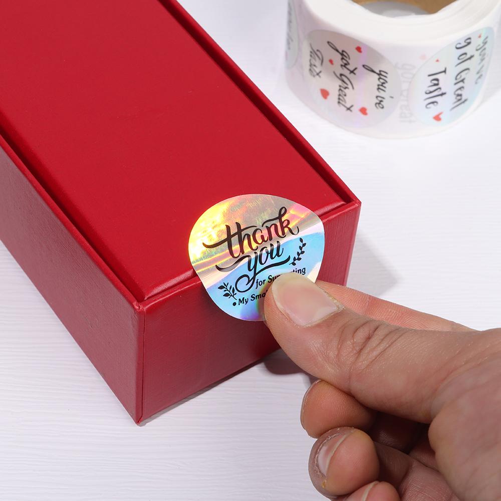 500 Nhãn Dán Tự Dính In Chữ Thank You For My Small Business 1 / 1.5inch