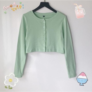 Áo Croptop YAN Tay Dài Nữ