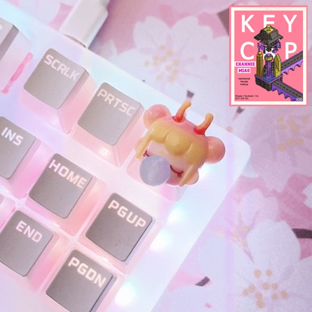 Keycap lẻ bàn phím cơ đẹp Cô gái