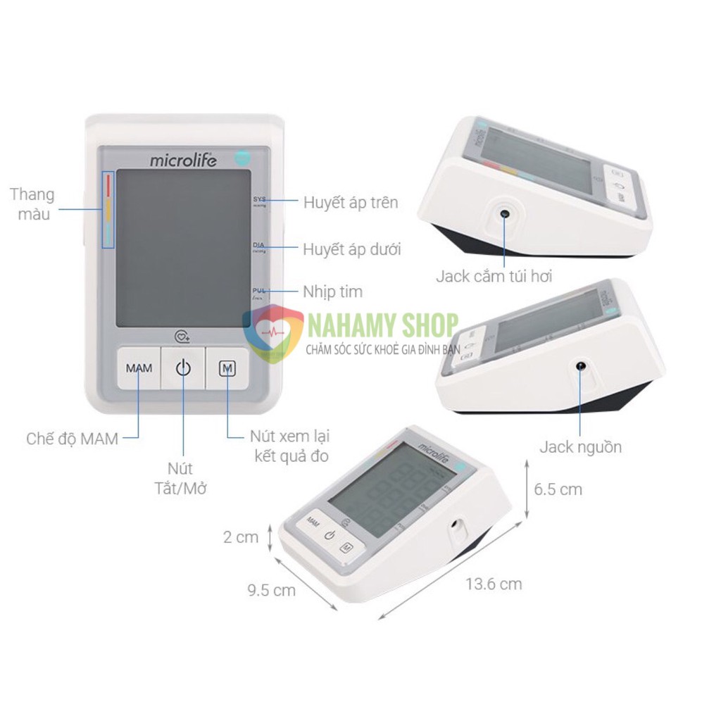 💓💓💓MÁY ĐO HUYẾT ÁP ĐIỆN TỬ MICROLIFE B3 BASIC 💓(BẢO HÀNH CHÍNH HÃNG 5 NĂM)💓💓