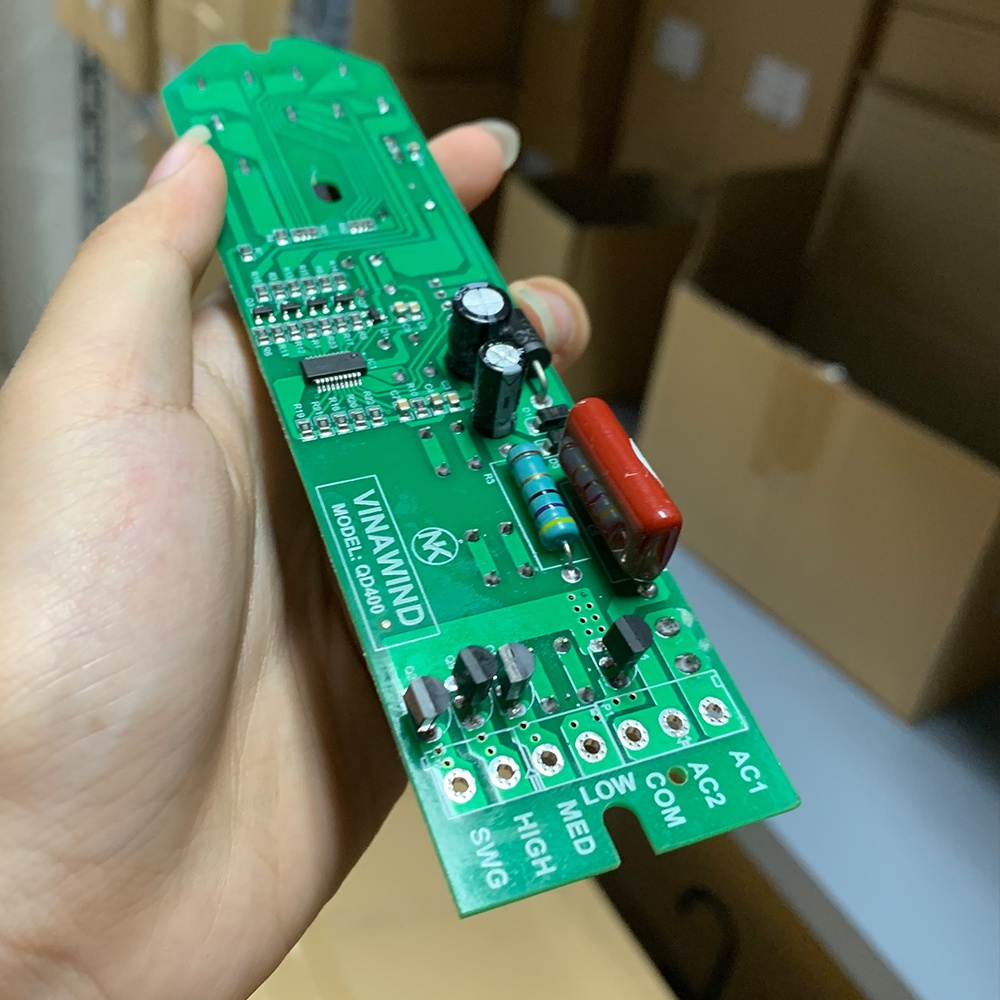 BO MẠCH QUẠT VINAWIND QD400 - SỬA CHỮA QUẠT CÂY, QUẠT ĐỨNG ĐIỆN CƠ THỐNG NHẤT - ĐIỀU KHIỂN TỪ XA