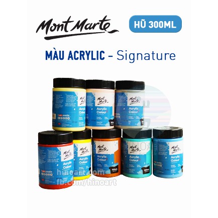 Tông tông đen, trắng màu Acrylic Mont Marte - 300ml