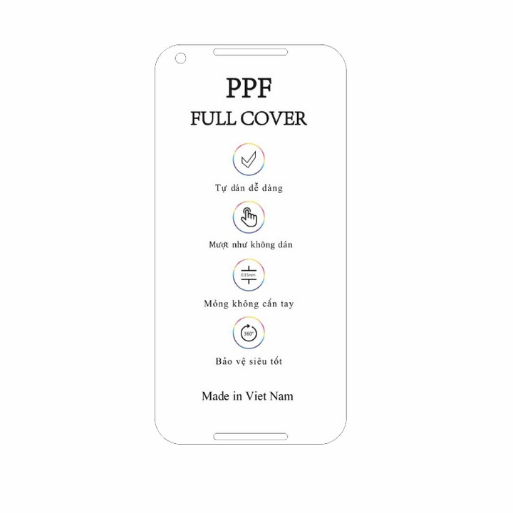 Dán dẻo PPF Full màn hình Google Pixel 2 XL