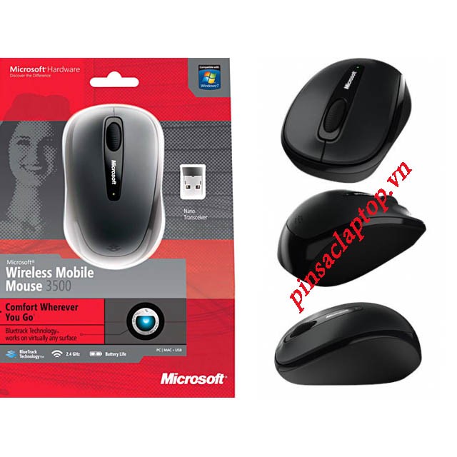 (TẶNG MÁY HÚT BỤI MINI)Chuột máy tính Microsoft 3500 | BigBuy360 - bigbuy360.vn