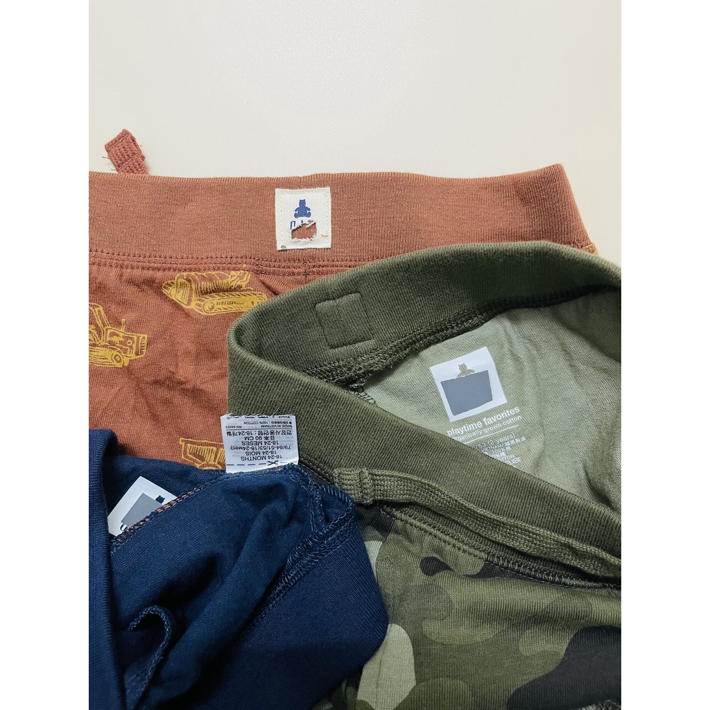 Quần jogger Gap xuất dư xịn nhiều màu hoạ tiết cực ngầu cho bé trai 9-21kg - Bigbabyshop