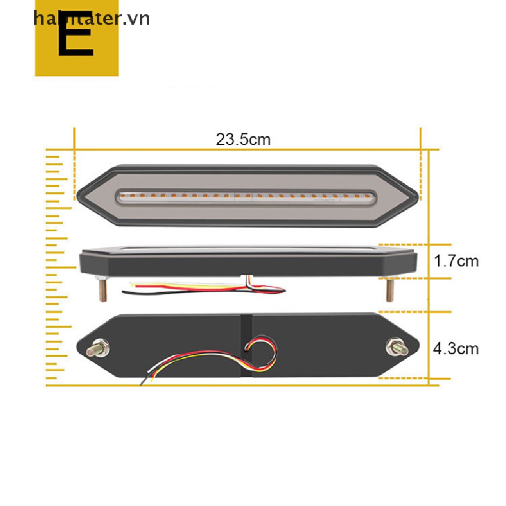 Dải Đèn 100 LED Gắn Đuôi Xe Hơi / Xe Tải Dùng Để Báo Tín Hiệu Hãm Phanh