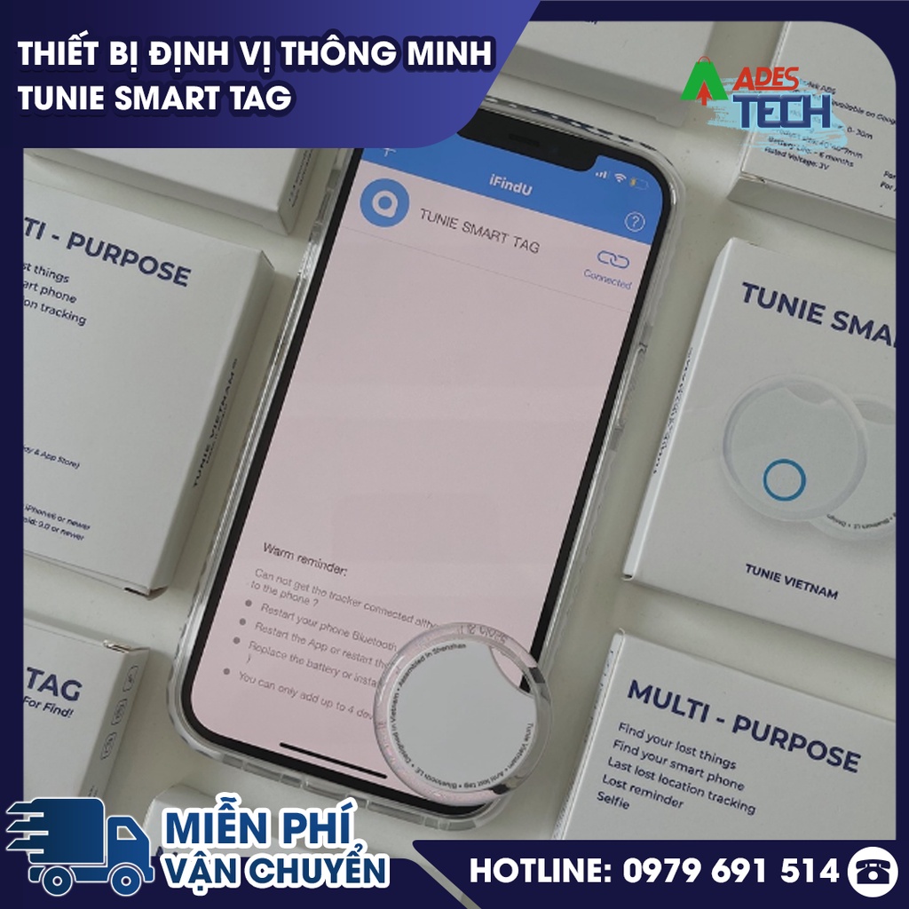 Thiết Bị Định Vị Thông Minh Tunie Smart Tag
