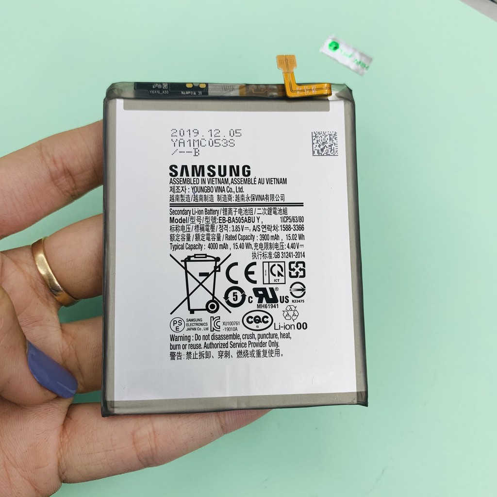 Pin Samsung A30S / A307F zin bóc máy , bảo hành đổi trả