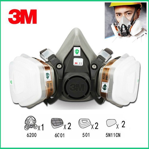 Mặt nạ phòng chống độc cao cấp 3m 6200